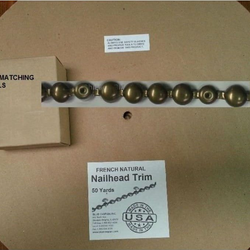 Roll of Nailhead Trim with 750 Matching Nails - 150 ft (50 yds.)