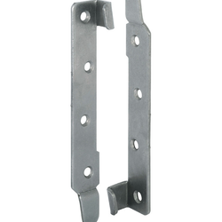 Galvanized Steel Bed Connecting Bracket / Rail Fastener Set - 145MM (~5.75")