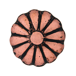 Daisy Old Copper Lacquer Nail - 7/16"D x 1/2"L