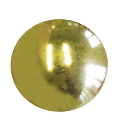 Brass Plated Nail - Low Dome - 3/4"D x 5/8"L
