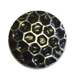 Honey Comb Old Silver Lacquer Rolled Nail - 7/16"D x 1/2"L