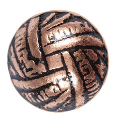 Overlap Old Copper Lacquer Nail - 7/16"D x 1/2"L