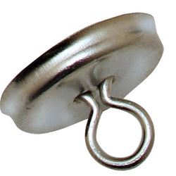 Wire Eye Backs with Soft Shell Cover Buttons #9